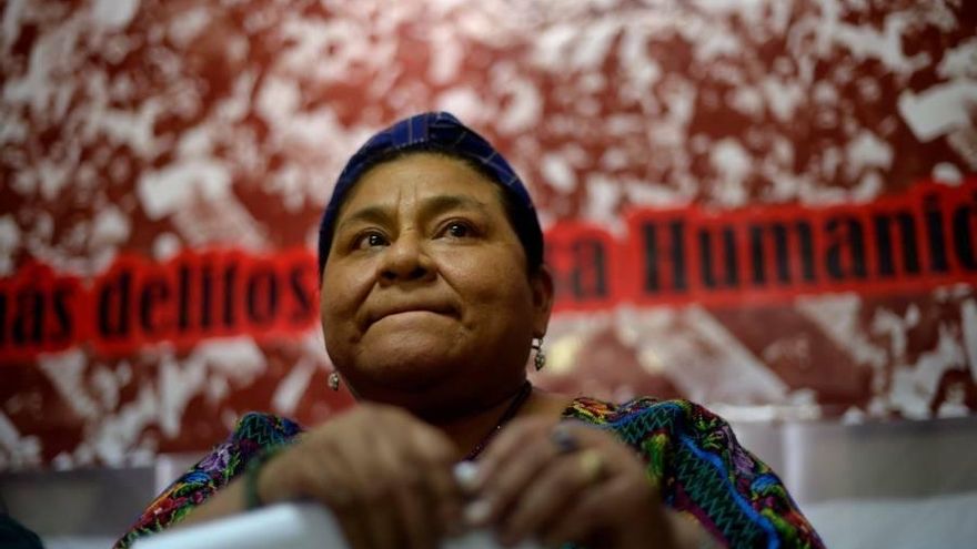 Rigoberta Menchú.
