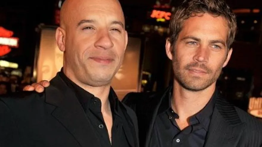Vin Diesel y el fallecido Paul Walker.