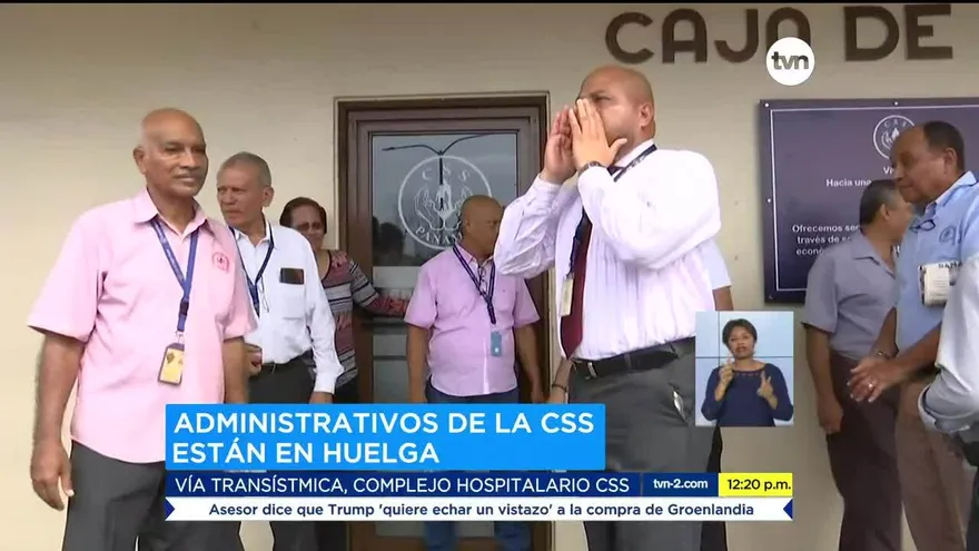 Un grupo de administrativos de la CSS declaran huelga