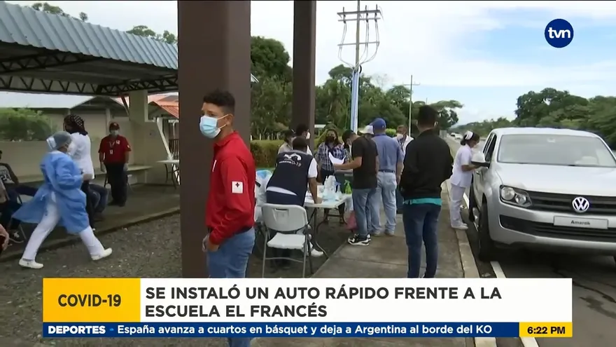Instalan auto rápido de vacunación en Chiriquí
