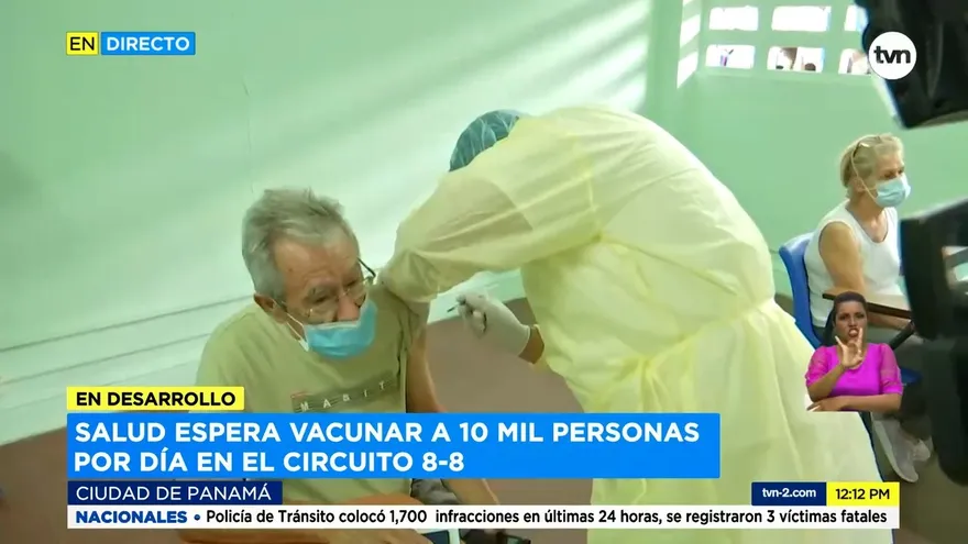 Avanza la jornada de vacunación en el circuito 8-8