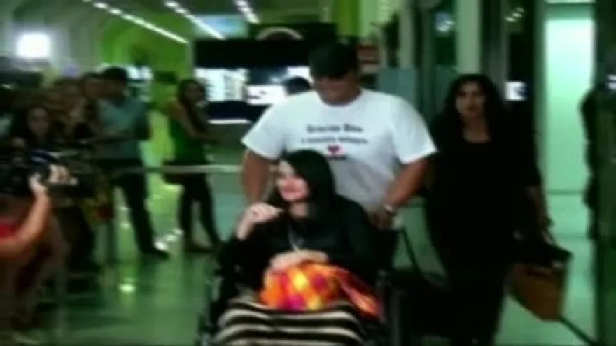 Ximena Suárez, la única mujer superviviente del accidente Lamia regresa a Bolivia