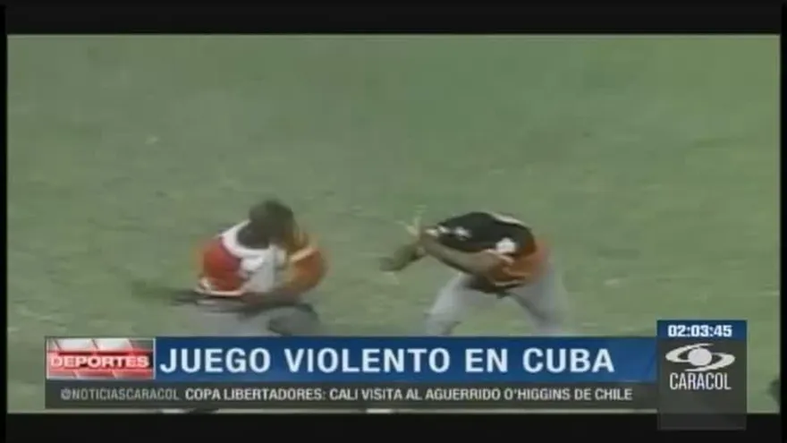 PELEA BEISBOL CUBANO