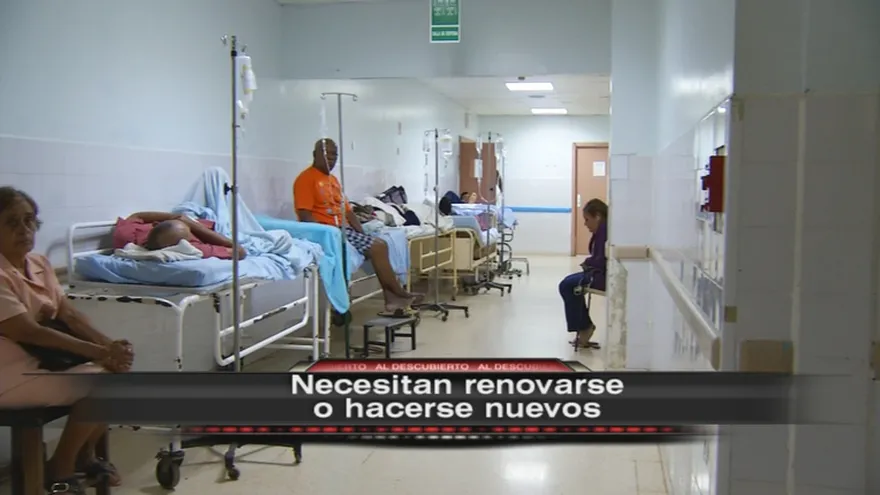Infraestructuras de hospitales deterioradas