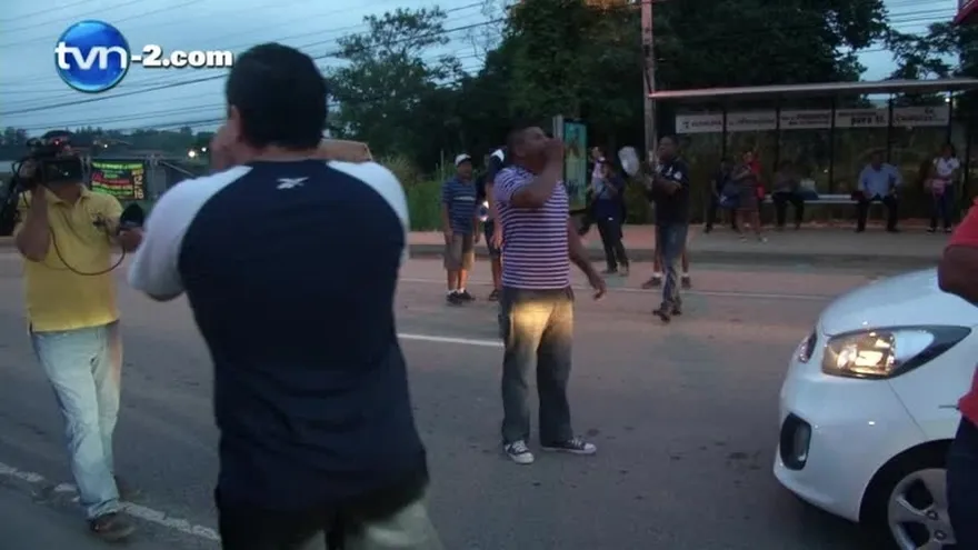 Realizan cierre de calle en Nuevo Chorrillo de Arraiján