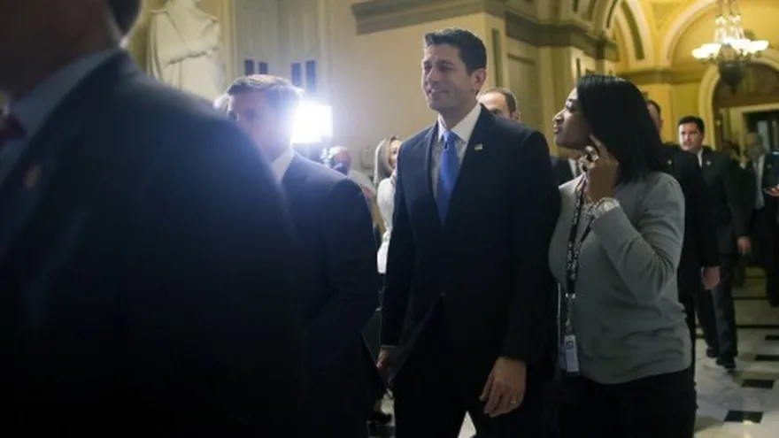 El presidente de la Cámara de Representantes, Paul Ryan