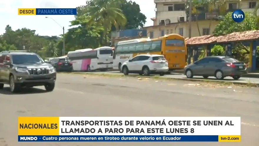 Los transportistas de Panamá Oeste harán caravana el lunes hasta Presidencia