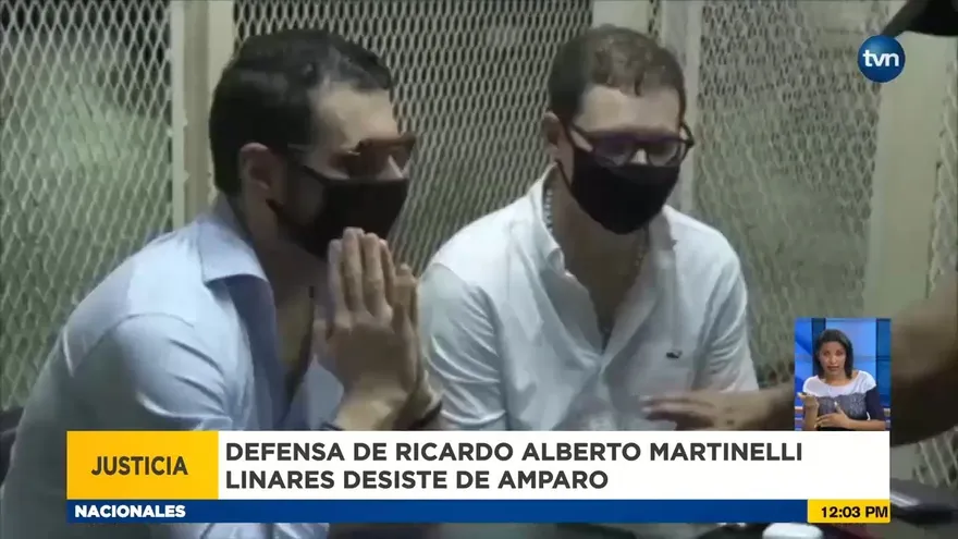 Defensa de Ricardo Alberto Martinelli Linares desiste de amparo