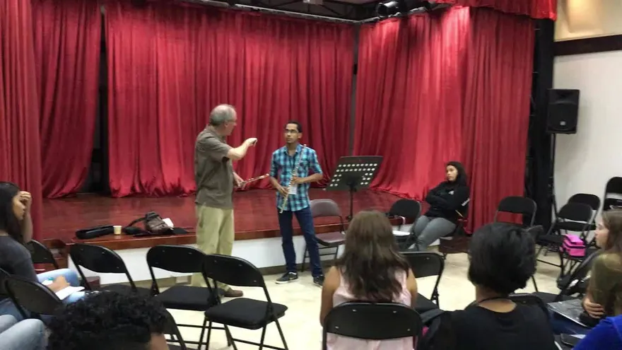 Clase magistral en el II Festival de Flauta