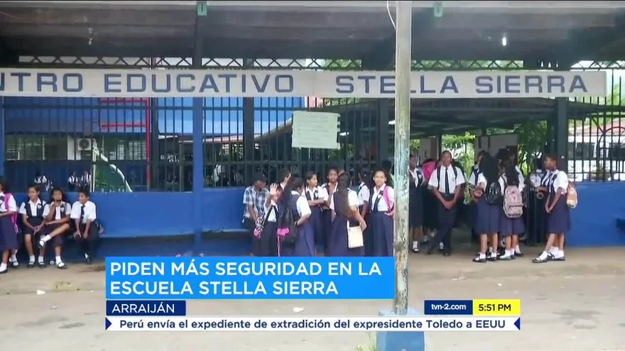 Piden mayor presencia policial en la escuela Stella Sierra