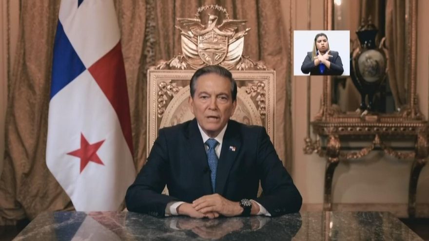 El presidente de la República, Laurentino Cortizo.