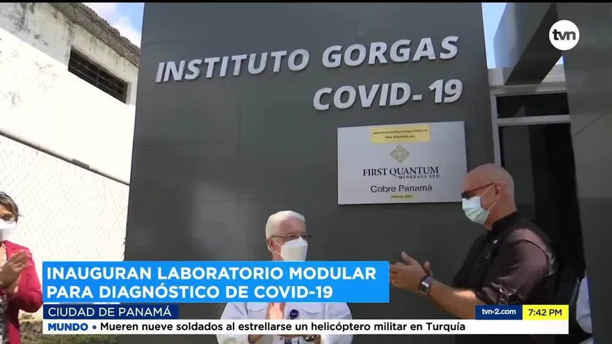 Inauguran nuevo laboratorio modular para diagnóstico del SARS-CoV-2