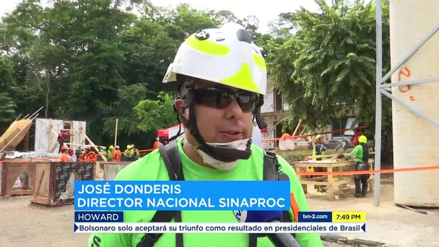 Bomberos y Sinaproc se capacitan sobre rescates en áreas colapsadas