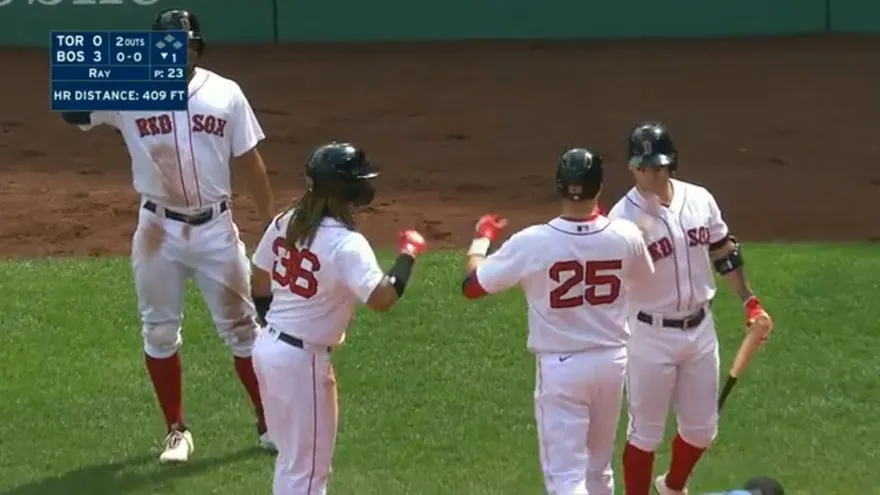 El panameño Jonathan Araúz anotó dos carreras en la derrota de los Medias Rojas de Boston