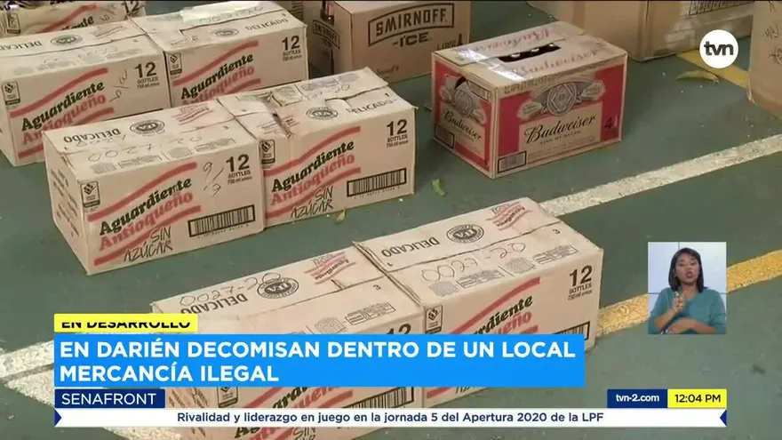 Senafront y Aduanas decomisan mercancía de contrabando en Darién valorada en $197,283