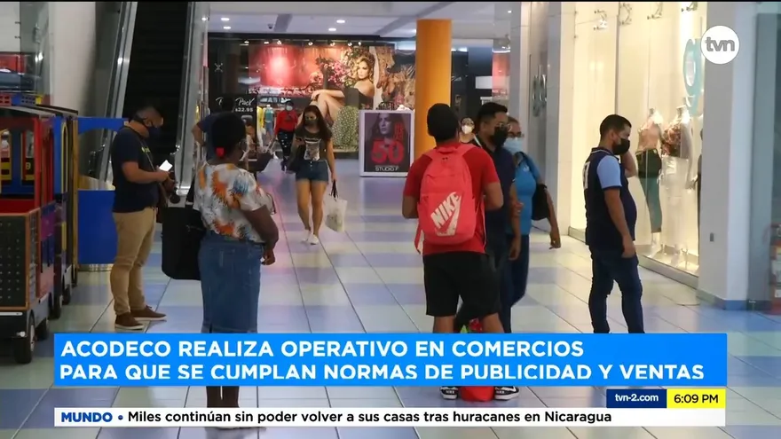 Realizan operativo de verificación en centros comerciales