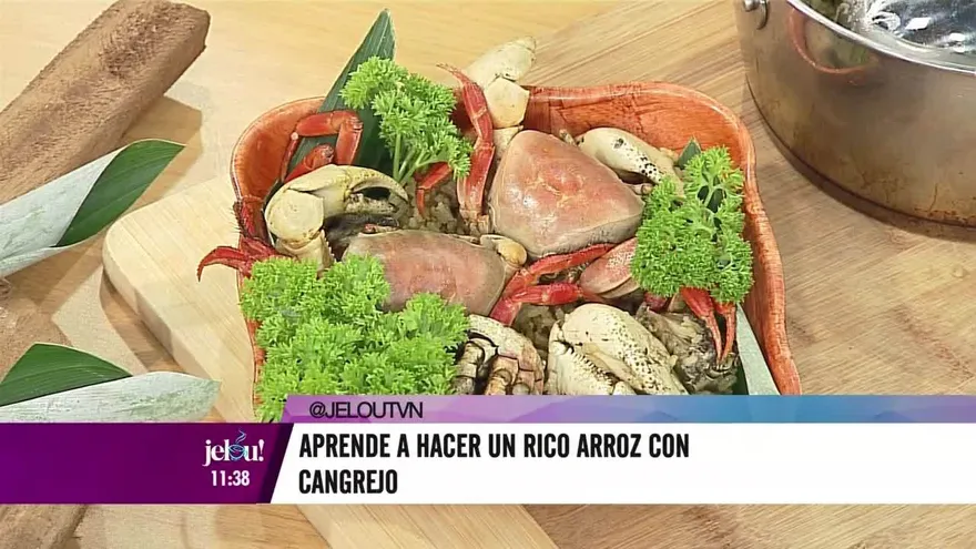 Aprende a hacer un rico arroz con cangrejo