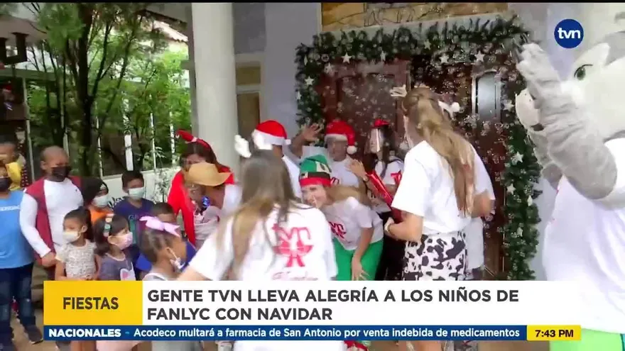 Gente TVN lleva alegría a niños de Fanlyc con la campaña ‘Navidar’