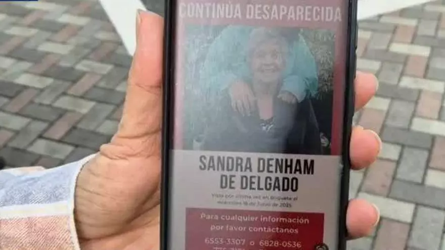 Sandra Denham de 70 años lleva más de 13 días desaparecida en Chiriquí