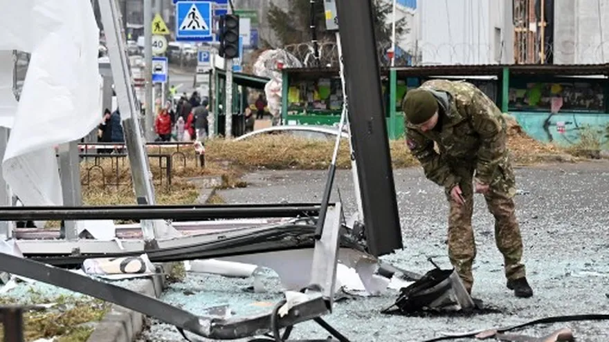 Ucrania y Rusia: las primeras imágenes de los ataques rusos en Ucrania