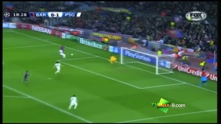Barcelona 1 - 1 PSG, gol de Messi para empatar