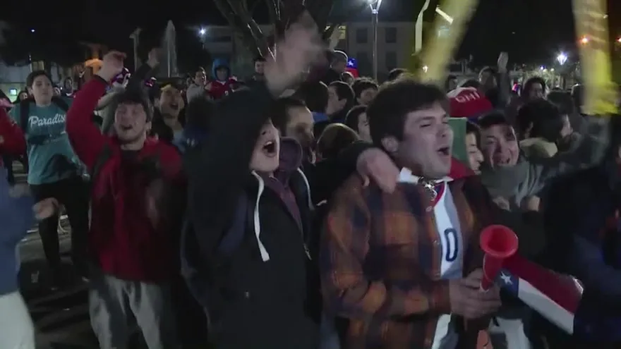 Chile festeja su pase a la final