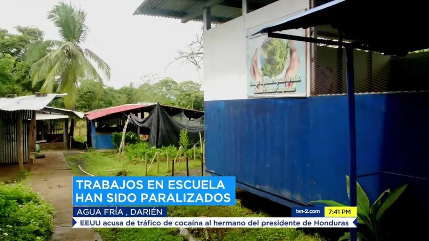 Escuela en Darién en medio del abandono