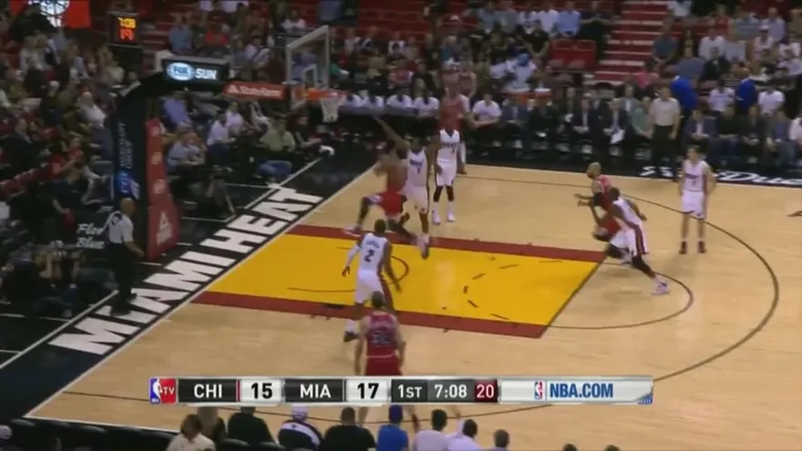 Miami Heat consiguió triunfo ante Chicago Bulls 129-111