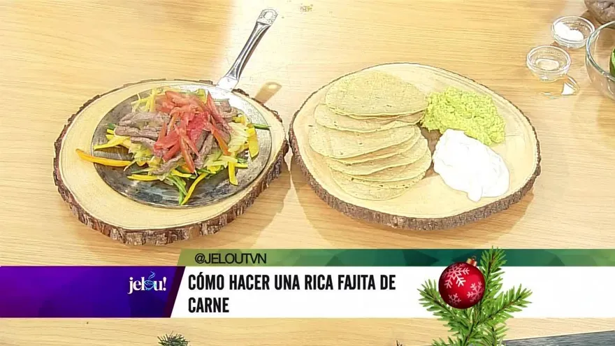 ¡Sorprende con estas fajitas de carne!