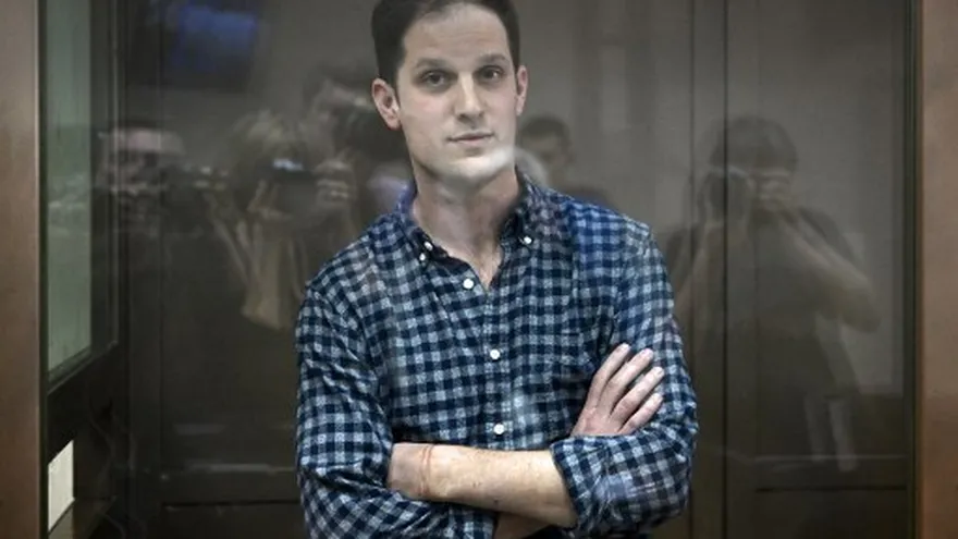 El periodista estadounidense Evan Gershkovich