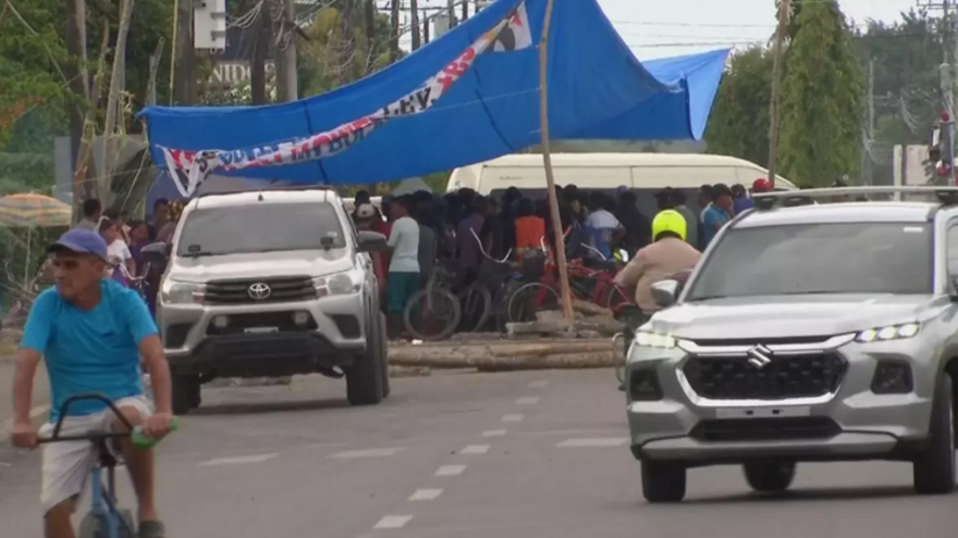 Foto archivo del cierre en Bocas del Toro