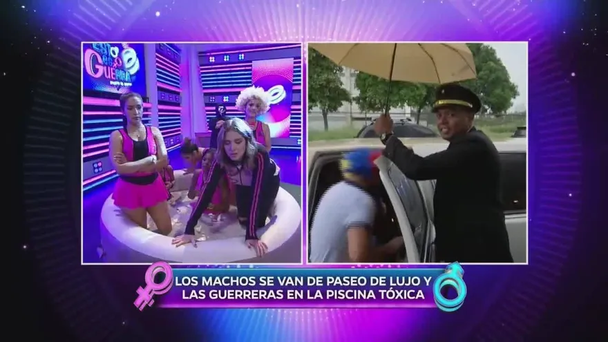 ¡INCREÍBLE! Revive el castigo de piscina misteriosa de las guerreras y el premio de limusina de los hombres