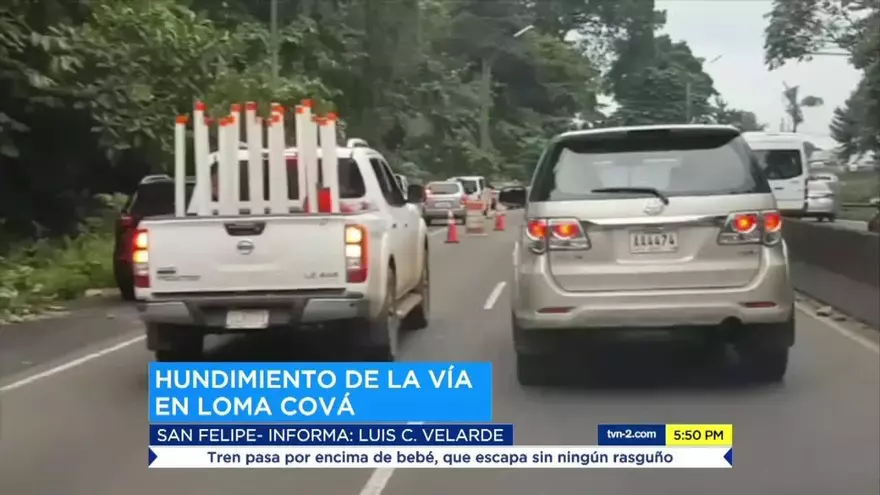 MOP anuncia cierre total de la vía desde Loma Cová hasta Panamá Pacífico