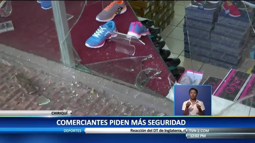 Comerciantes en David piden más seguridad tras intento de robo a tienda