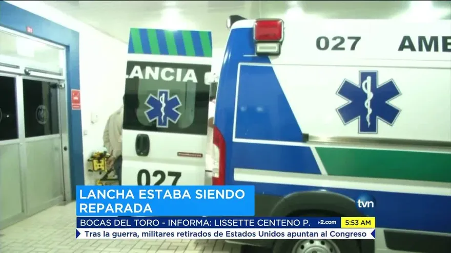 Explota lancha ambulancia del Minsa en Bocas del Toro