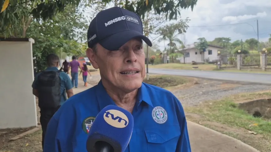 El ministro de Seguridad, Frank Ábrego.