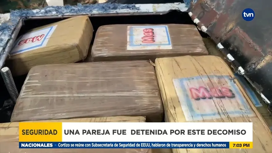 Decomisan droga dentro de vehículo en Darién