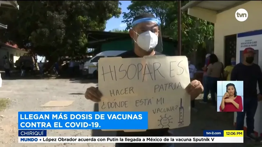 En medio de protestas llegan más dosis de vacunas contra la COVID-19 a Chiriquí