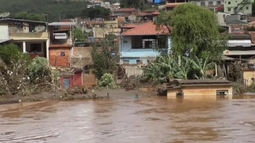 Diez muertos por intensas lluvias en estado brasileño de Minas Gerais