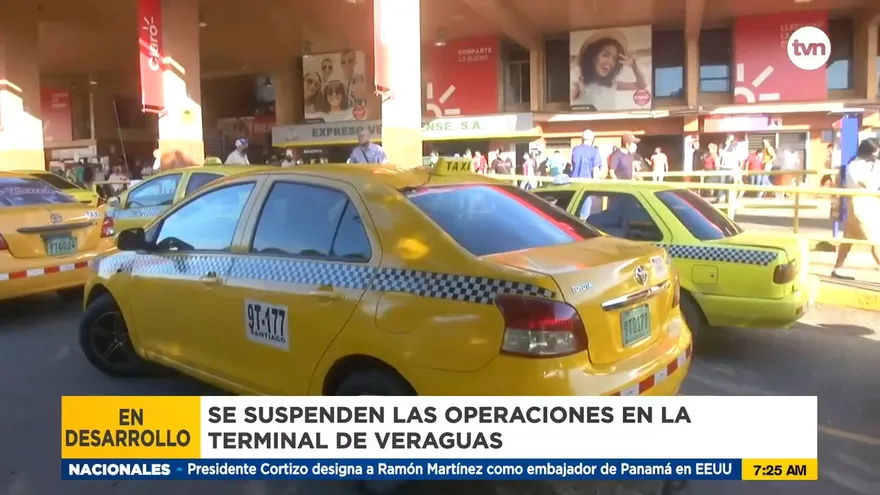 Suspenden por dos horas operación de la Terminal de Santiago de Veraguas