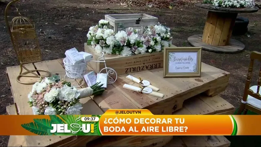 ¿Cómo decorar tu boda al aire libre?