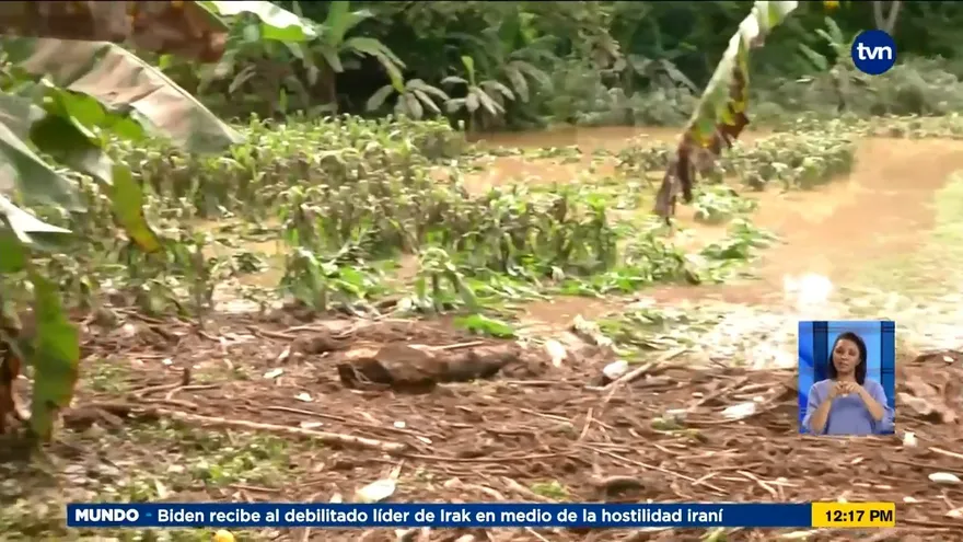 Fuertes lluvias causan daños en la provincia de Coclé