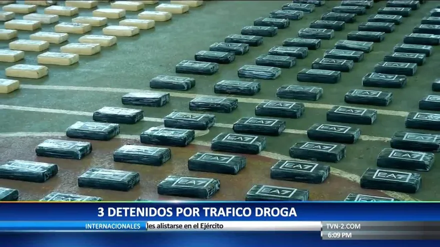 Tres extranjeros son capturados con droga en Panamá