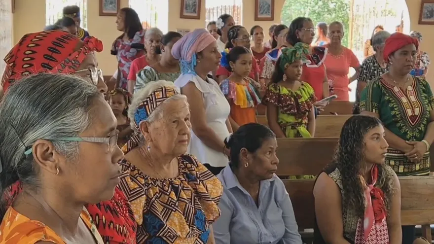 Resaltan con una misa la cultura y fe de la etnia negra en Alanje