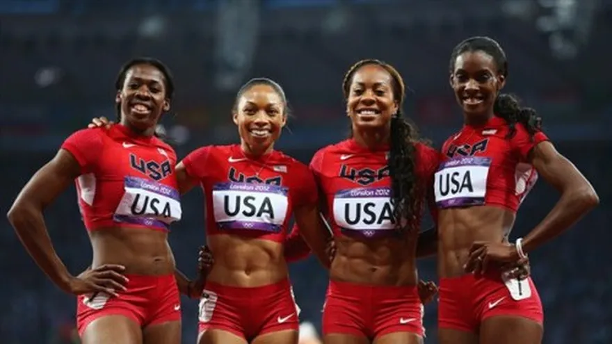 Estados Unidos mantiene la hegemonía en relevos