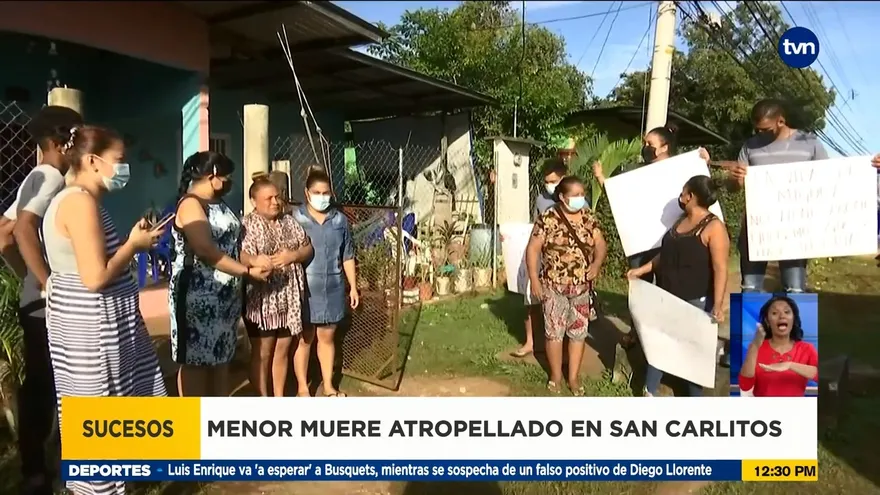 Familiares de menor atropellado en David exigen justicia