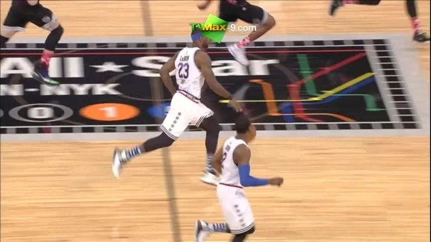 Lebron James en el NBA all stars 2015