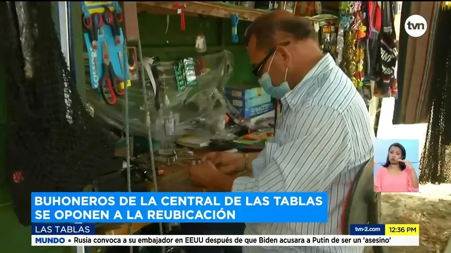 Buhoneros en Las Tablas se oponen a un proyecto de reubicación