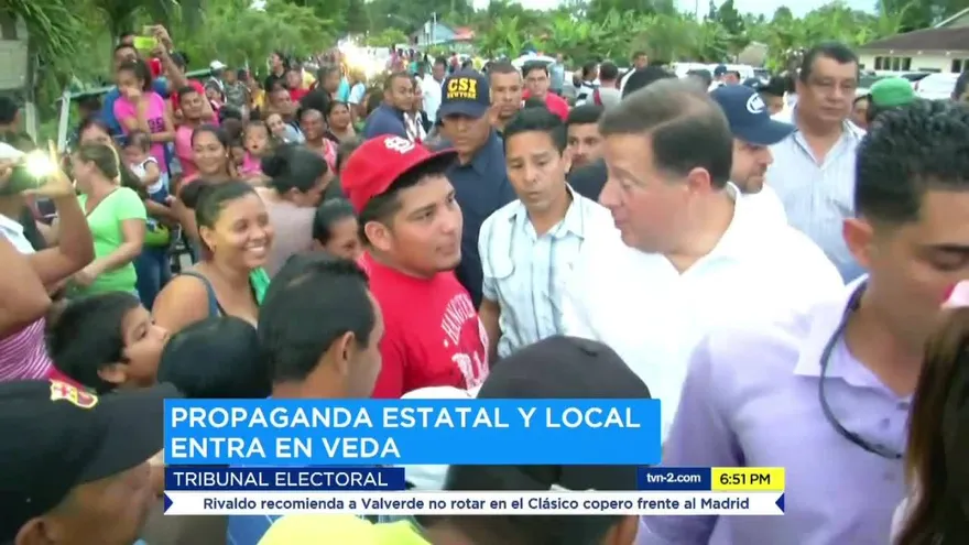 Propaganda estatal y local entra en veda
