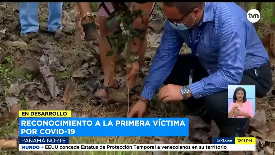 Siembran plantones en homenaje a víctimas de la COVID-19